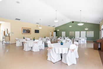 Rec room with assembly area